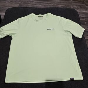 Patagonia Men's Light Green T-Shirt
